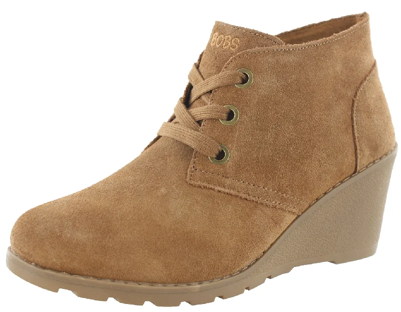 Shop Sales Skechers Women Tumble Weed Ghost Town Wedge Ankle Chukka Boots