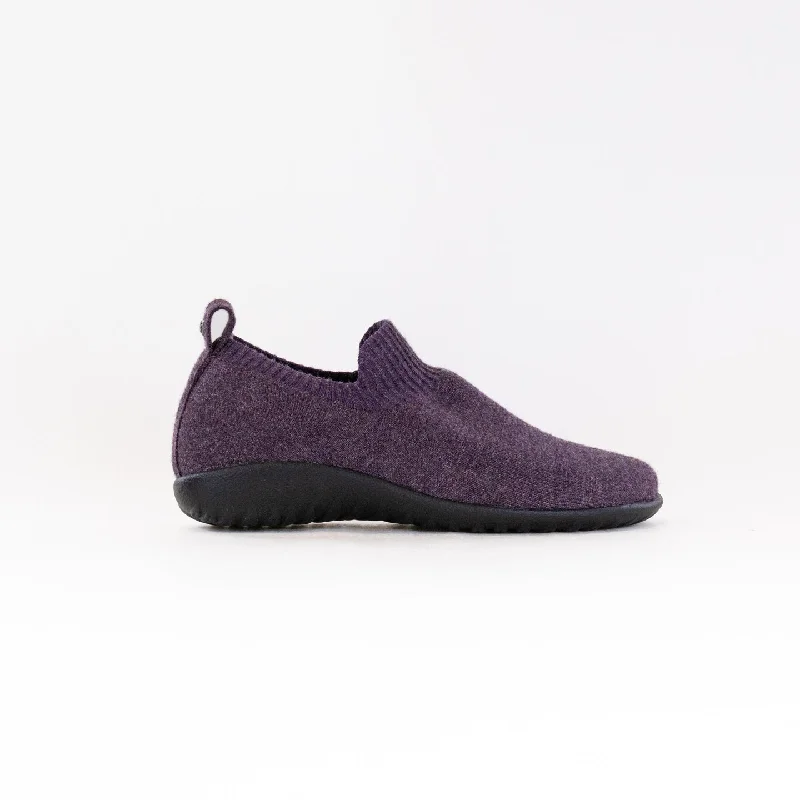 Fashionable Casual Loafers Naot Nuku (Women's) - Peacock/Purple Knit