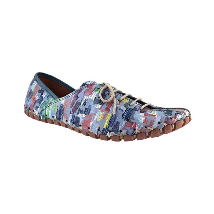 Women's Office Shoes Volks Walkers 1210  Blue Multi