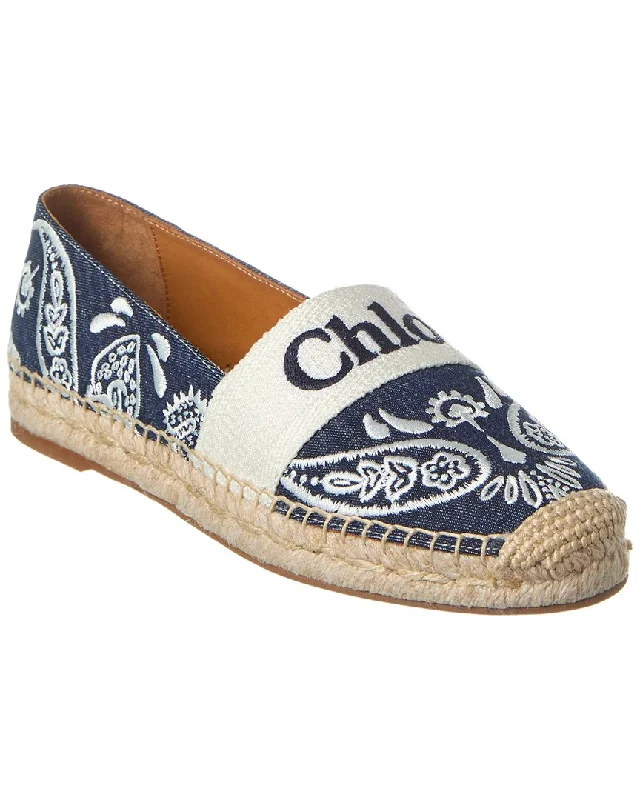 Shop Sales Chloé Piia Canvas Espadrille