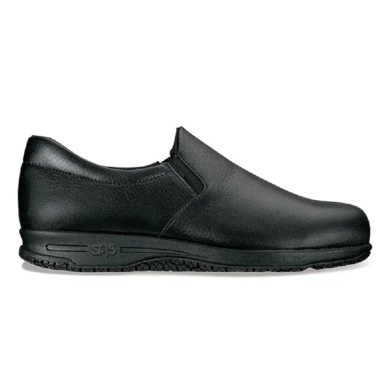 Slip-Resistant Shoes Discount SAS Women's Patriot Slip-On Black