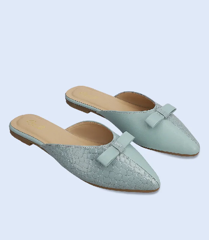 Cozy Comfort Style Sale BW10182-LIGHT BLUE-Women Mule