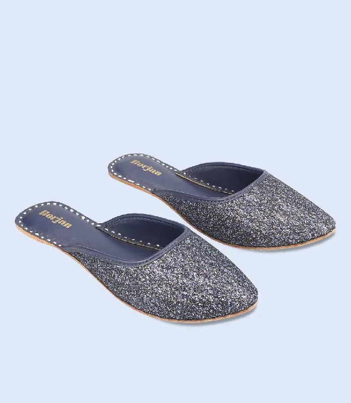 Limited Time BW10183-NAVY-Women Mule