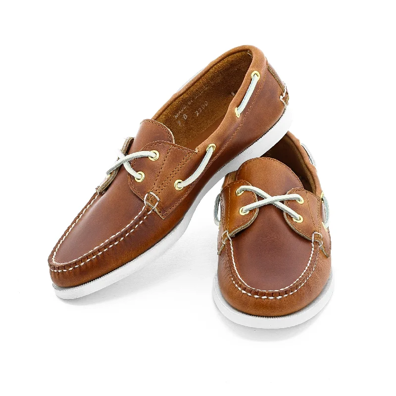 Stay Ahead In Style Marion Boat Shoe Chicago Tan