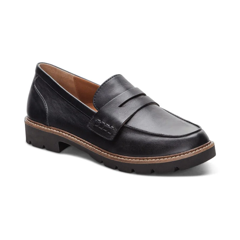 Elevated Casual Discounts Aetrex Collette Loafer LL100 Black