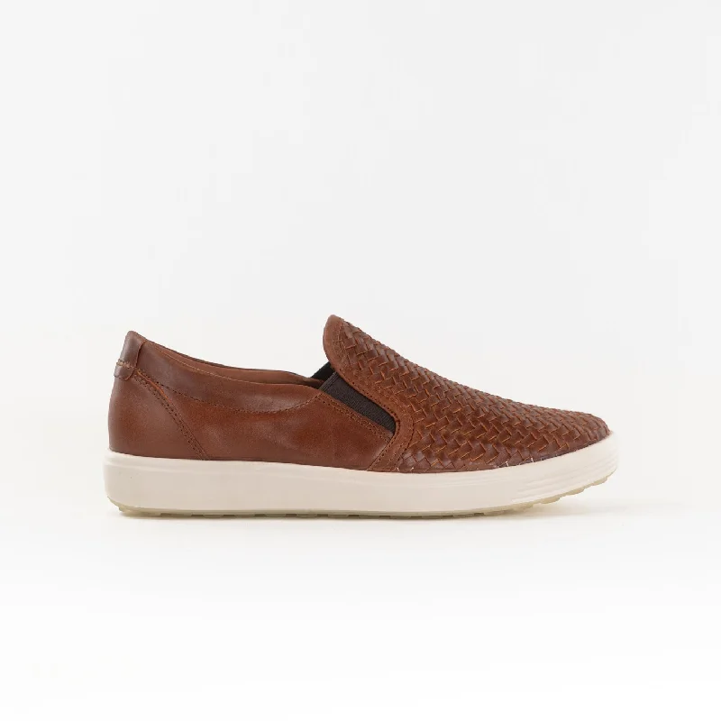 New Arrivals ECCO Soft 7 Woven Slip-on 2.0 (Women's) - Cognac