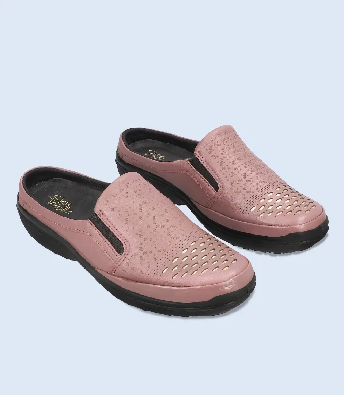 Flirty Fashion Discounts BW10138-TEA PINK-Women Mule