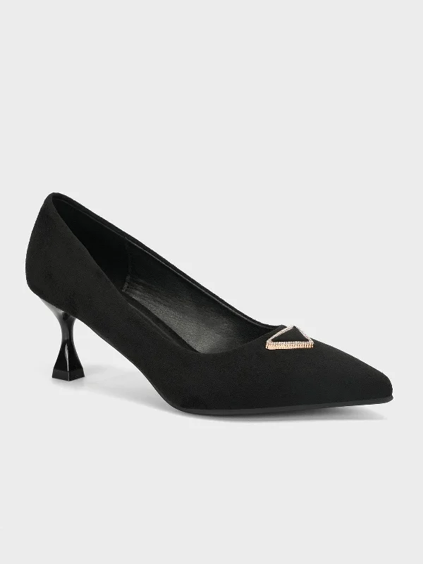 Chic And Edgy Womens "JALENA" Pointed Toe Comfy Courts