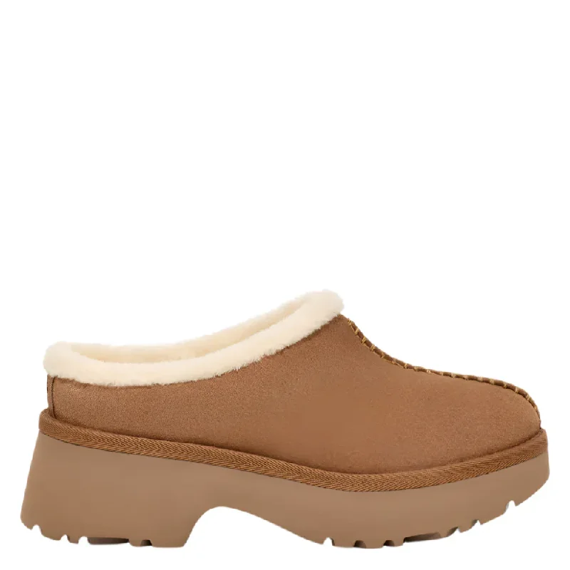 Women's Flats Sale Ugg Women's New Heights Cozy Clog Chestnut