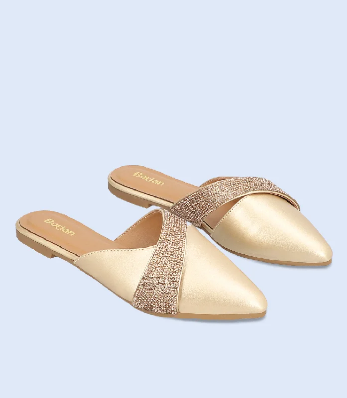 Swimwear Summer Blowout BW10136-DULL GOLD-Women Mule