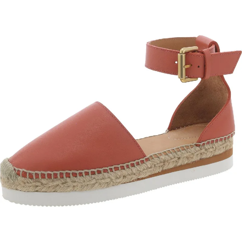 Trend Leading Collection Womens Leather Flat Espadrilles