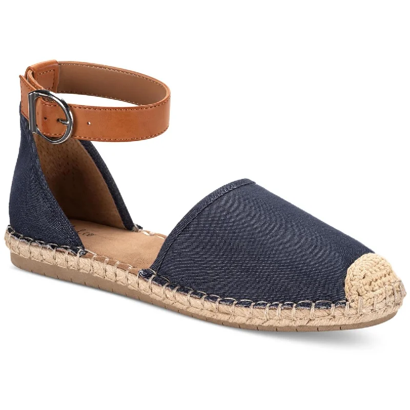 Embrace New Fashion Paminna D 2 Womens Denim Cushioned Footbed Espadrilles