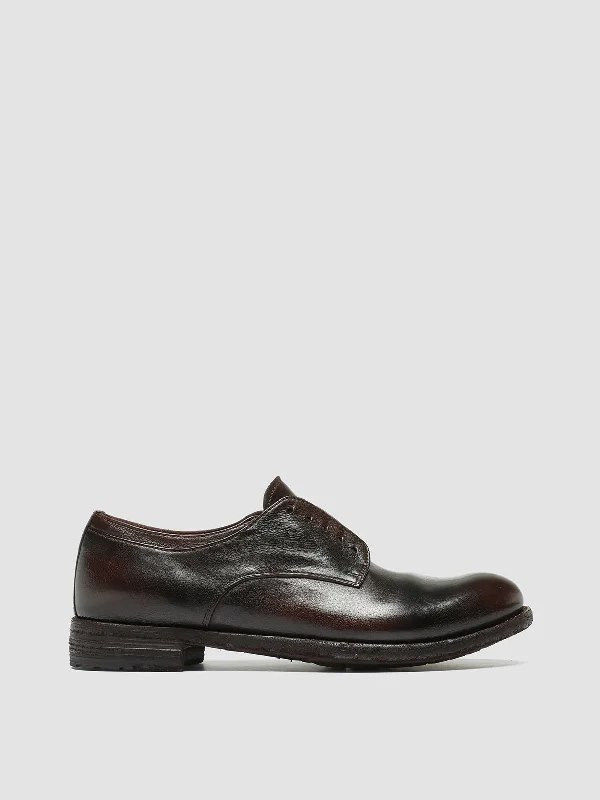 Seasonal Style Discounts LEXIKON 012 - Brown Leather Derby Shoes