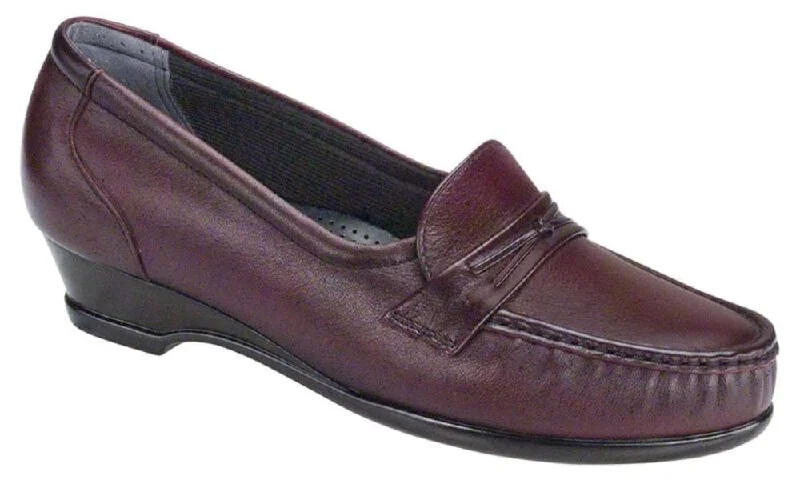 Formal Shoes Clearance SAS Women's Easier Slip On Loafer Antique Wine