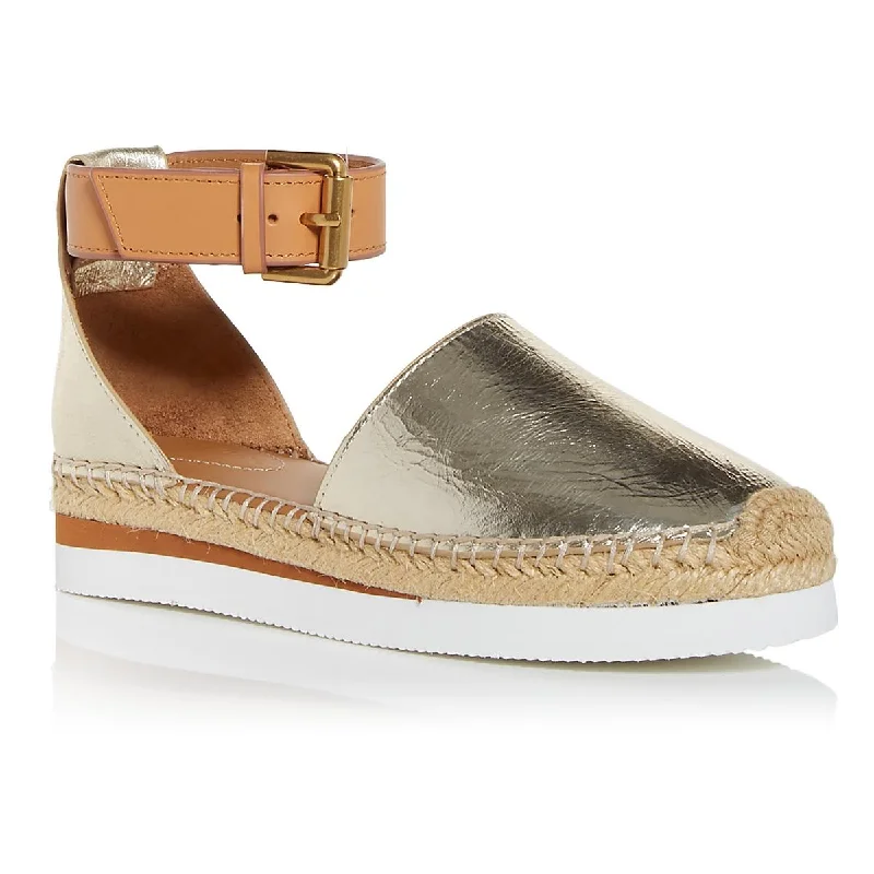 Style Redefined Womens Ankle Strap Flat Espadrilles