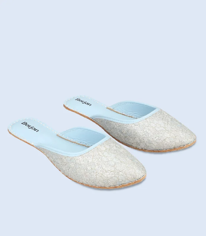 Refined Fashion Sale BW10209-LIGHT BLUE-Women Mule