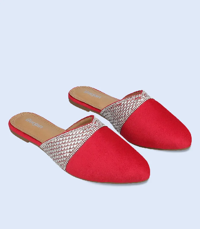 Hot Deals BW10098-Fuschia-Women Mule