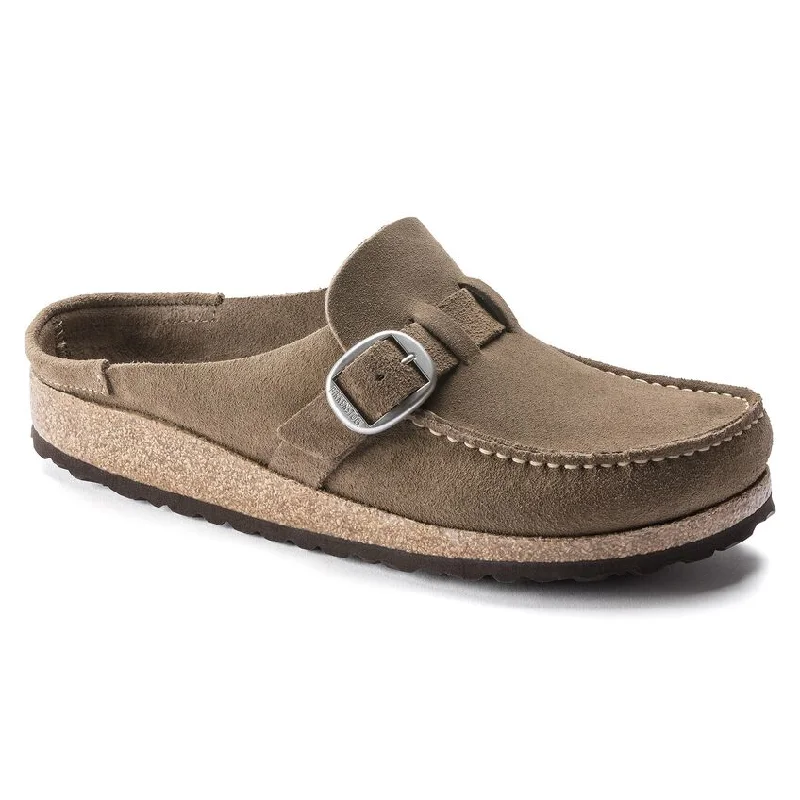 Hot Deals Birkenstock Buckley Gray Taupe Suede Women's