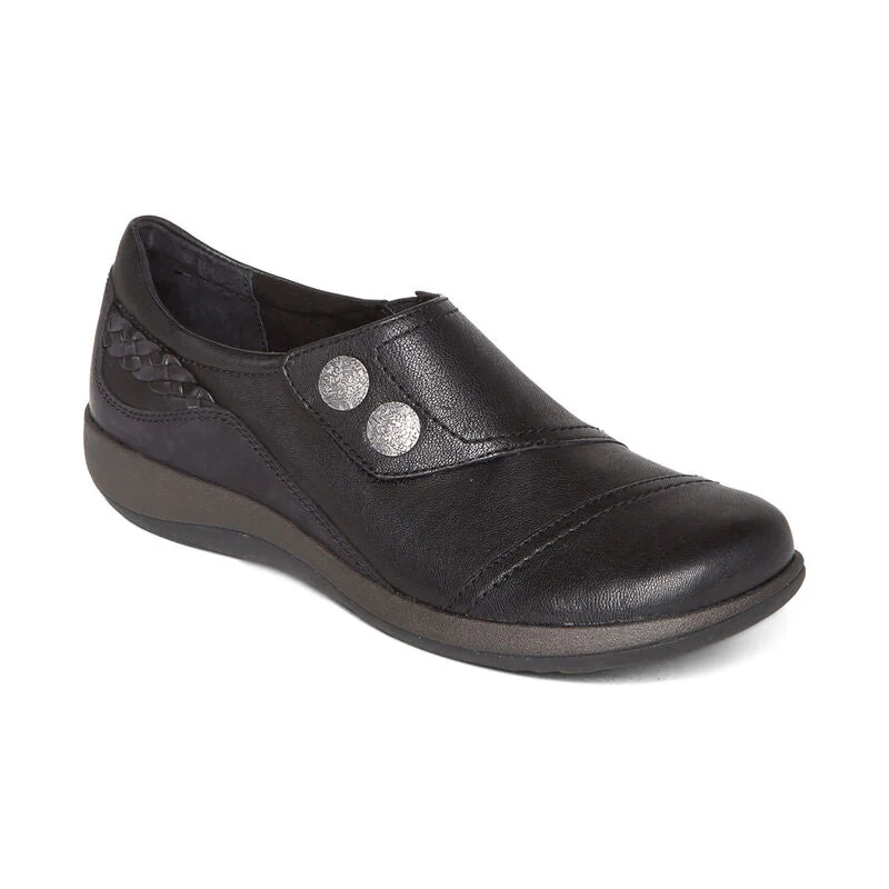 Luxury Women's Shoes Aetrex Karina  Monk Black DM500