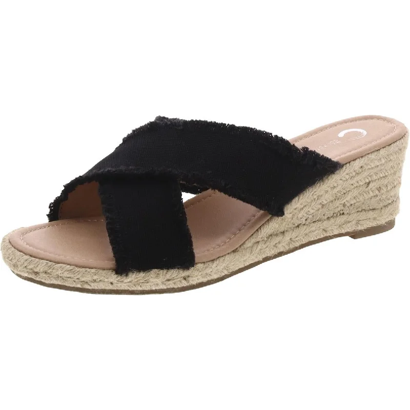 Flash Sales Womens Slip On Open Toe Espadrilles