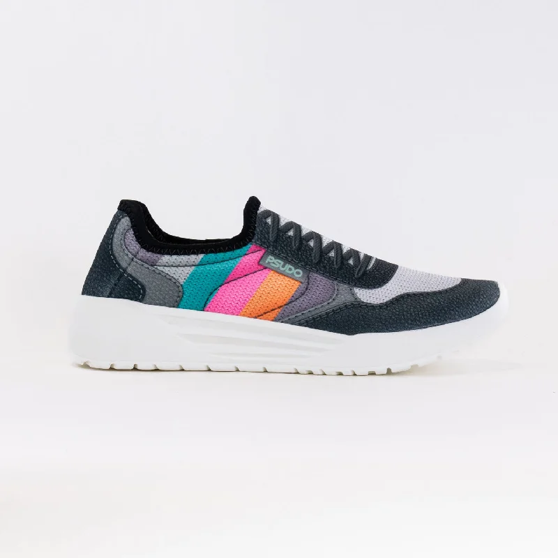 Comfortable Outdoor Shoes PSUDO Court (Women's) - Black/Multi