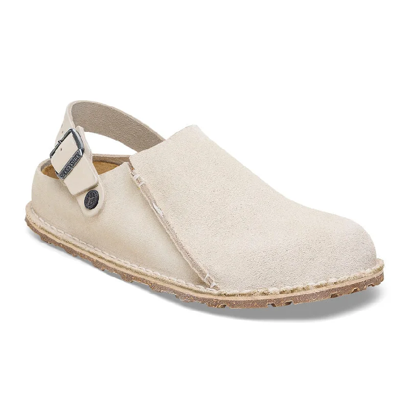 Seasonal Clearance Birkenstock Lutry Eggshell Suede Women's