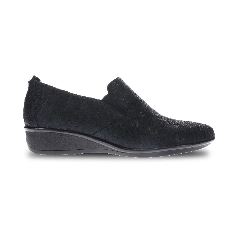 Trendy Footwear Sale Revere Women's Jamaica Slip On Loafer Black Angle