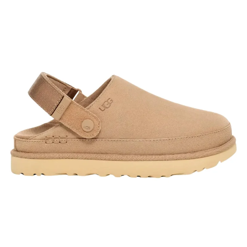 Comfortable Everyday Shoes UGG Women's Goldenstar Clog Sand Suede