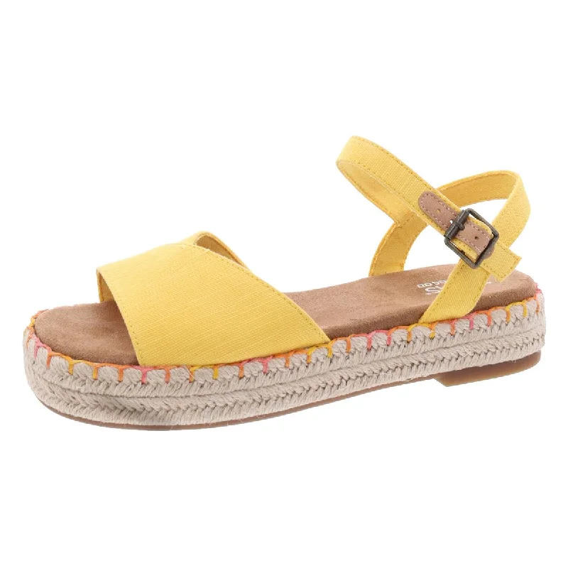 Flexible Sole Shoes Sale ABBY Womens Slip On Open Toe Espadrilles