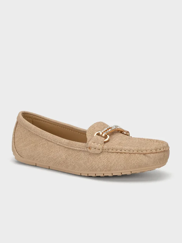 Comfort Meets Fashion Womens "NARWAT" Flat Casual Moccasins