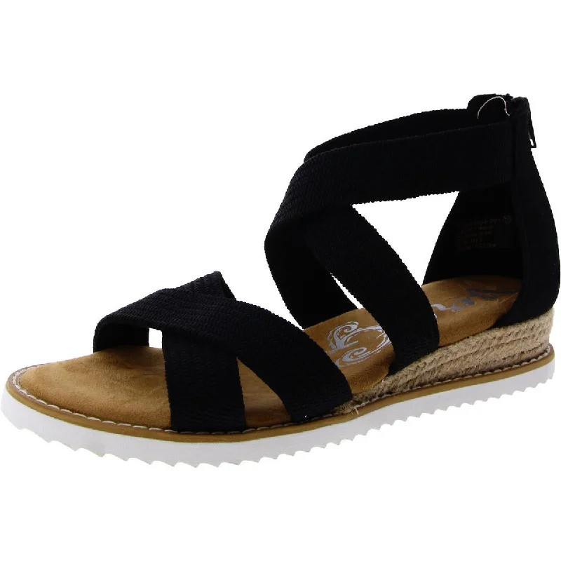 Summer Deals Sadie 2 Womens Canvas Criss-Cross Espadrilles