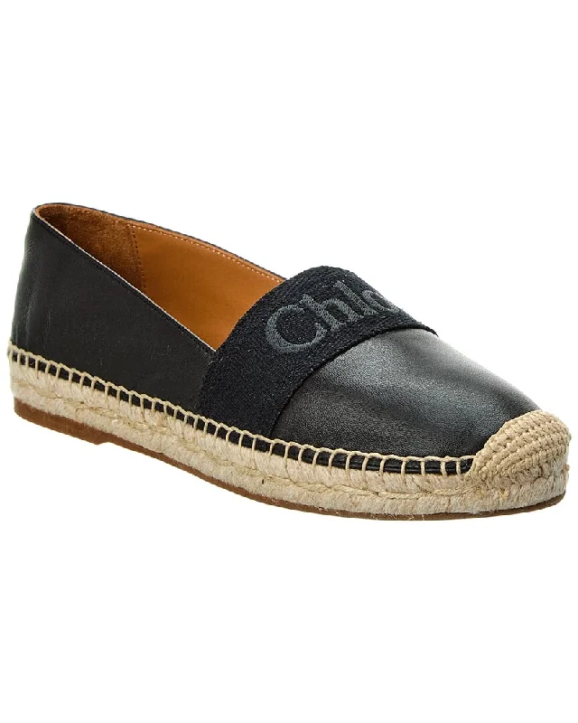 Massive Selection Sale Chloé Piia Flat Leather Espadrille