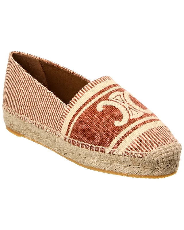 Affordable Shoe Fashion Celine Triomphe Canvas Espadrille