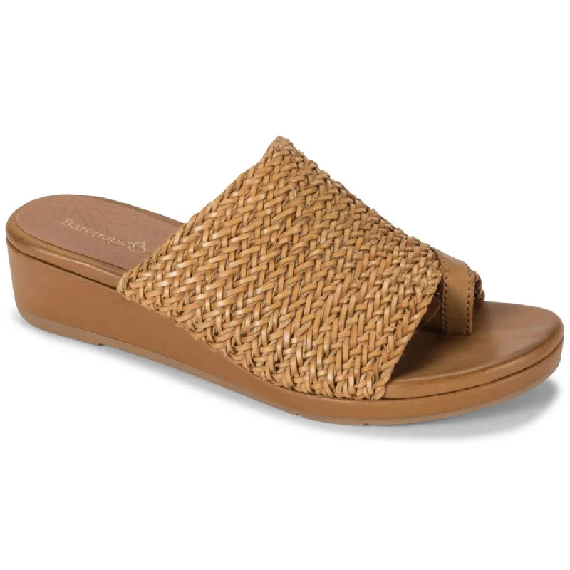 Trendy Styles Abey Womens Woven Slip On Wedge Sandals