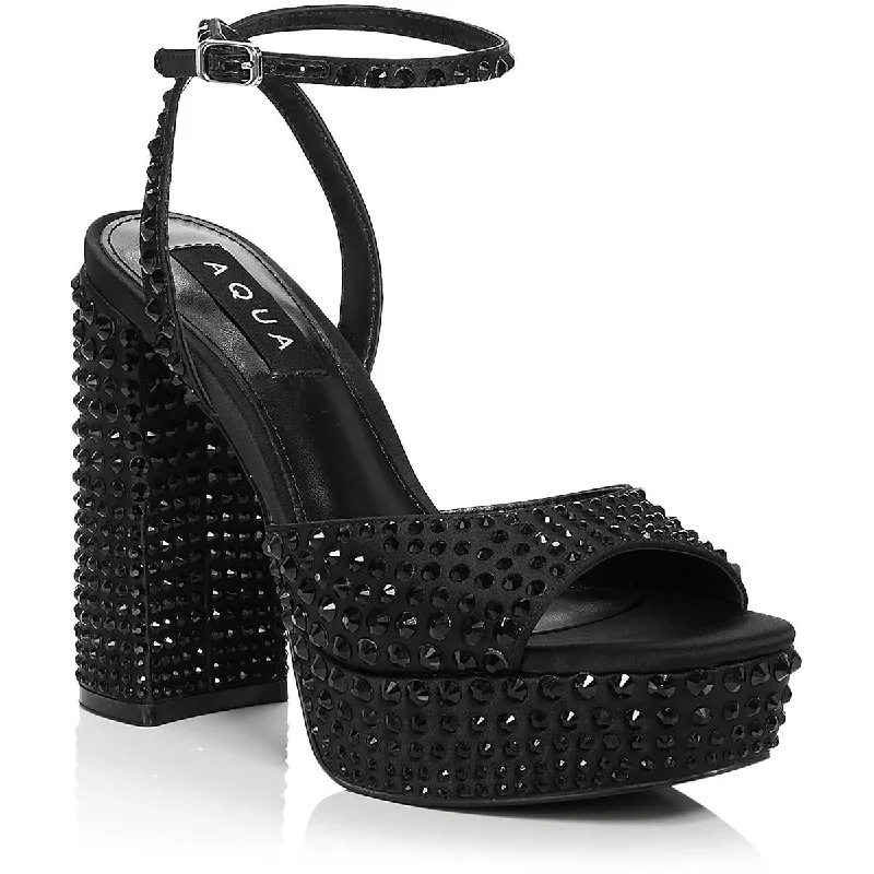 Refined Fashion Sale Aqua Womens AQLesly Embellished  Heels