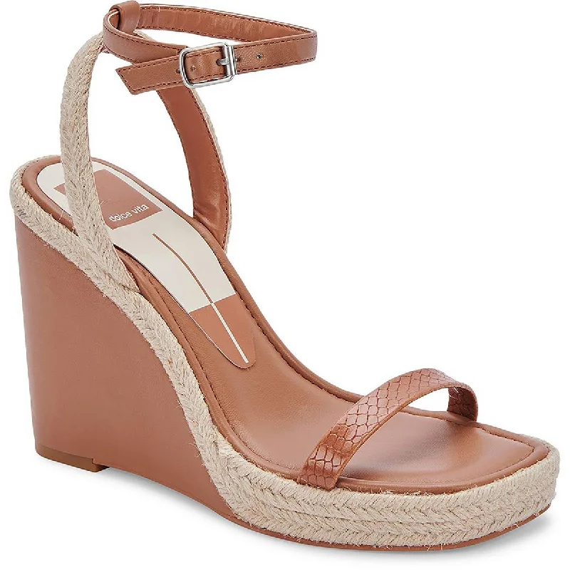 Stylish Basics Aurora Womens Ankle Strap Espadrille Wedge Sandals