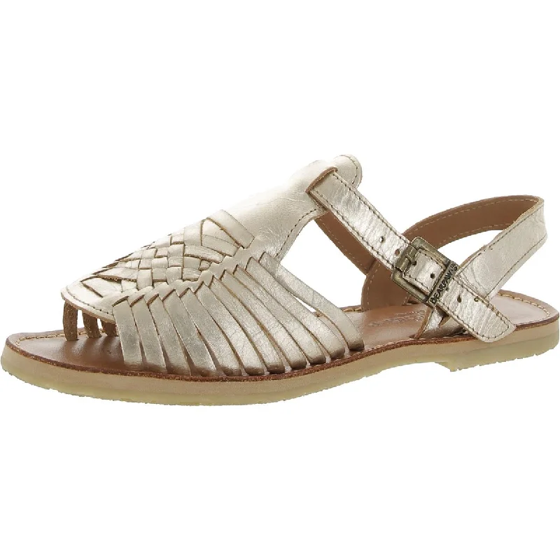 Limited Time Bearpaw Womens Gloria Faux Leather Peep-Toe Huarache Sandals