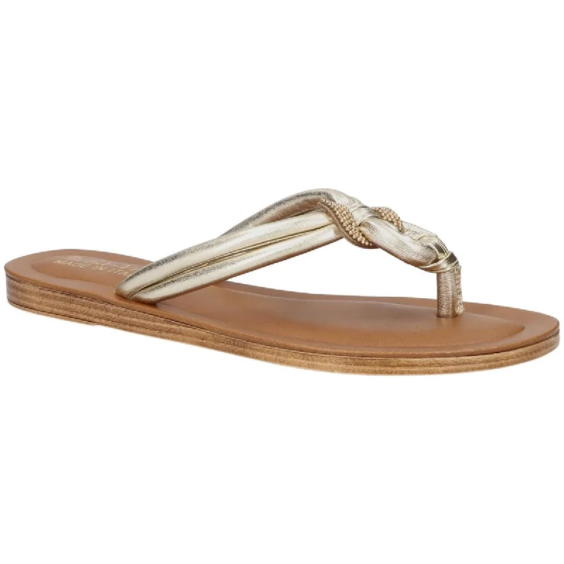 Women's Non-Slip Shoes Bella Vita Womens Zev-Italy Faux Leather Thong Sandals