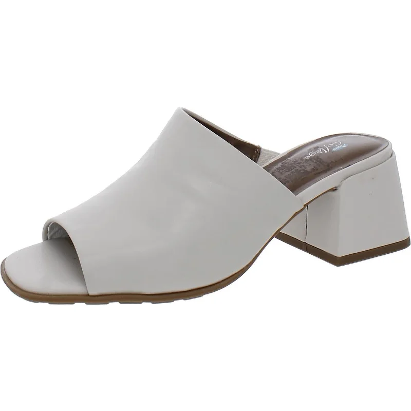 Sale On Sale Blondo Womens MARLA Leather Mule Sandals