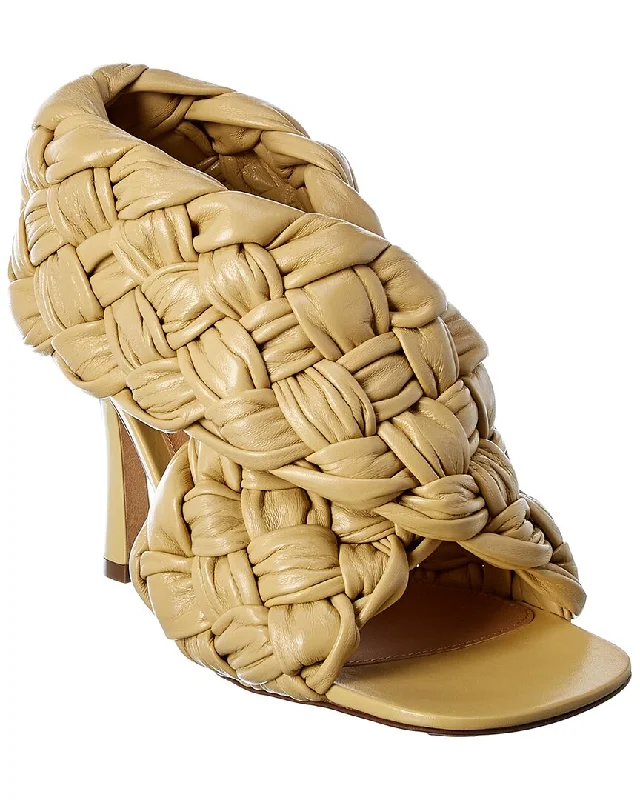 Fashionable Everyday Shoes Bottega Veneta BV Board Leather Sandal