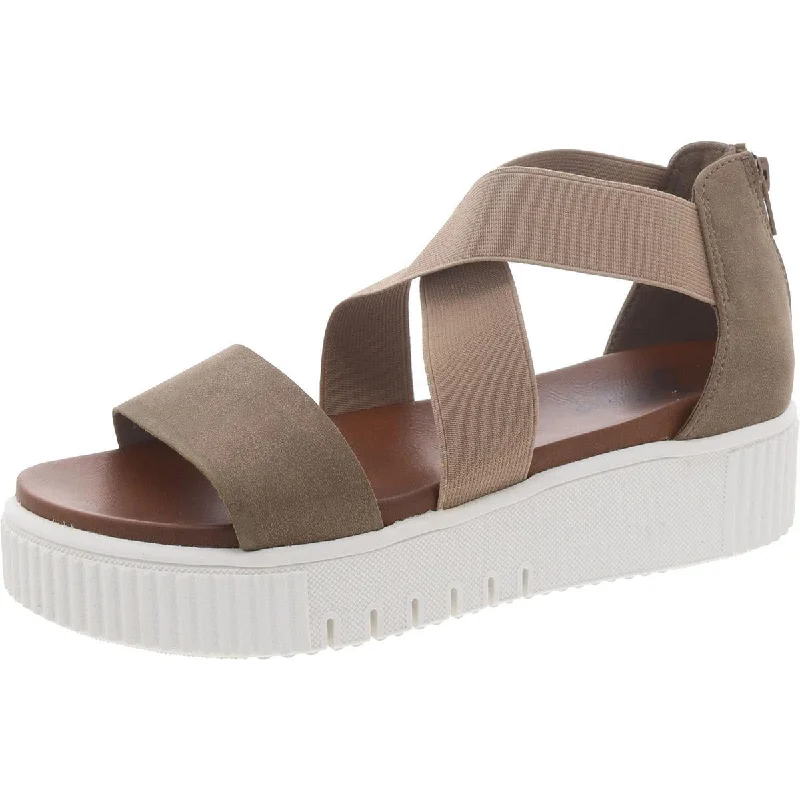 Slip-On Shoes Promotion Chloe Womens Open Toe Strappy Wedge Sandals