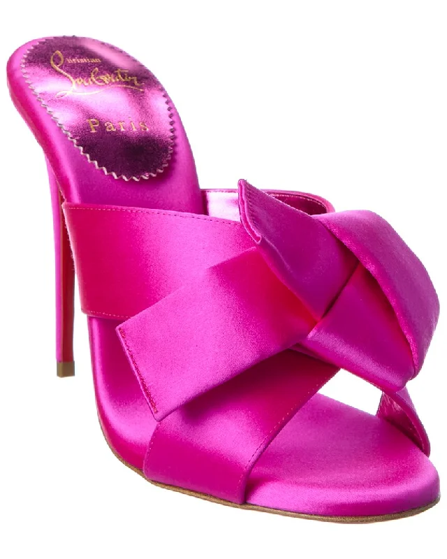 Seasonal Footwear Sale Christian Louboutin Matricia 100 Satin Sandal