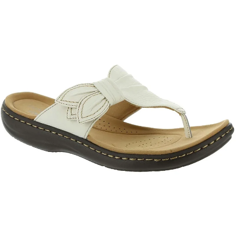 Holiday Attire Sale Clarks Womens Laurieann Rae  Slip On Outdoors Thong Sandals