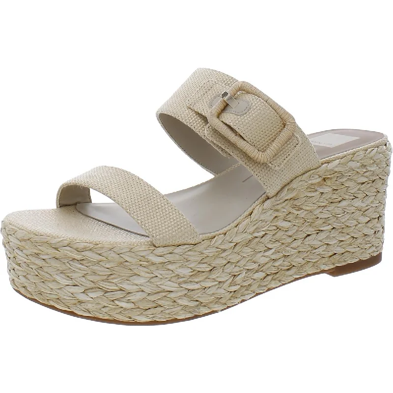 Flash Sale Or Flash Sales Dolce Vita Womens Buckle Woven Mule Sandals