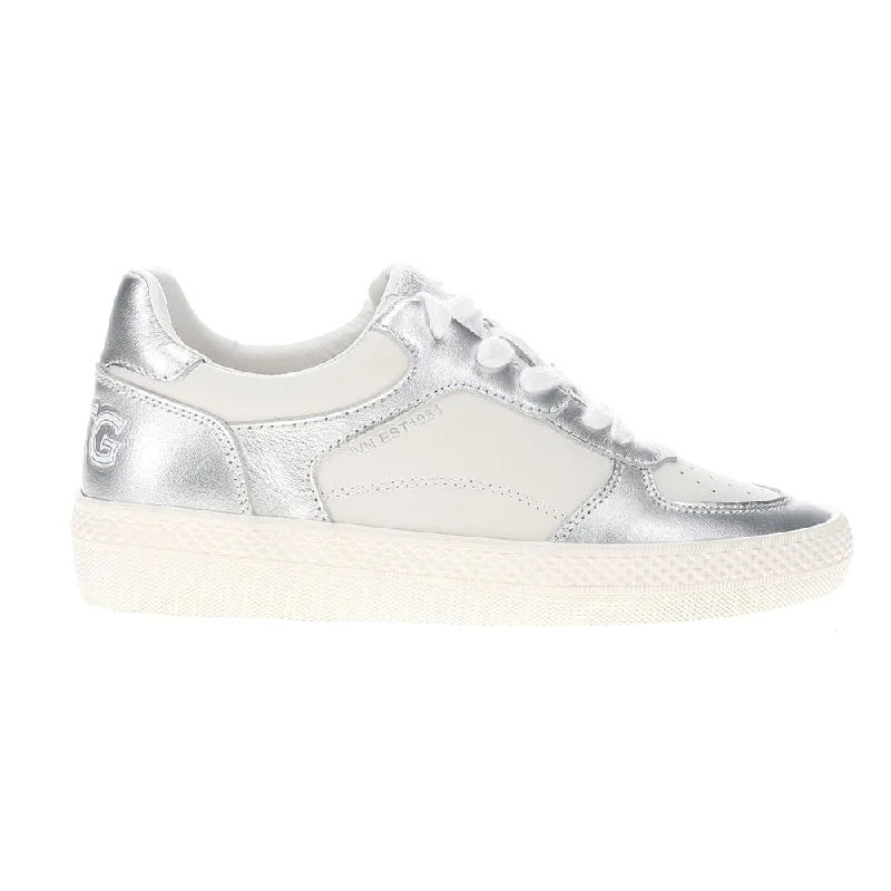 Pastel Styles Fast Metallic Perforated Slip On Sneakers