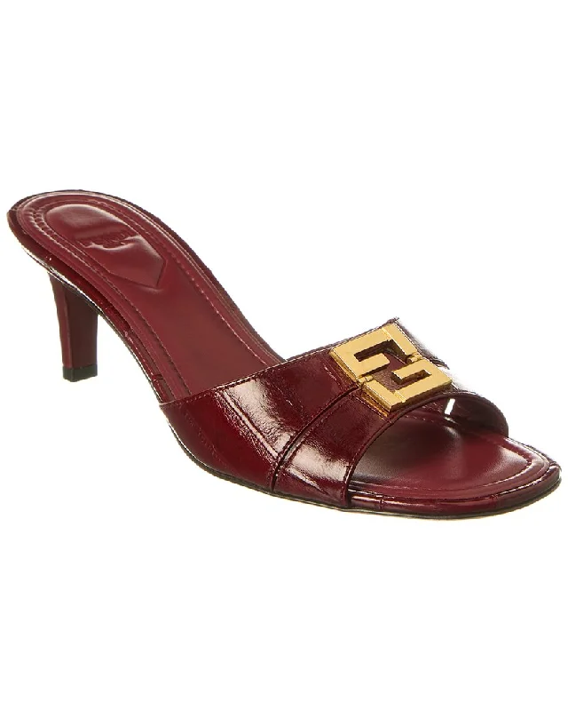 Dive Into Trendy Styles FENDI FFold Leather Sandal