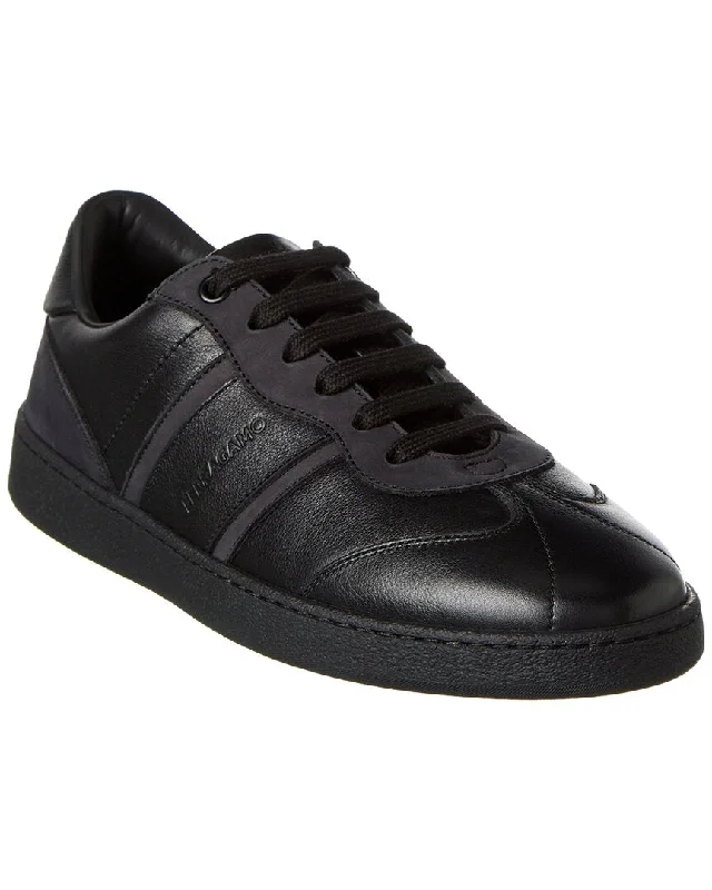 Limited Time Ferragamo Achille Leather Sneaker