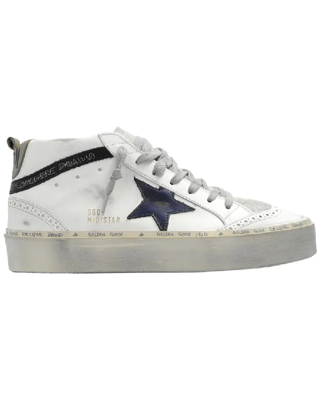 Valentine's Special Golden Goose Hi Mid Star Leather Sneaker