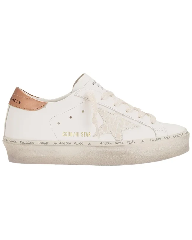 Hot Trends Golden Goose Hi Star Leather Sneaker