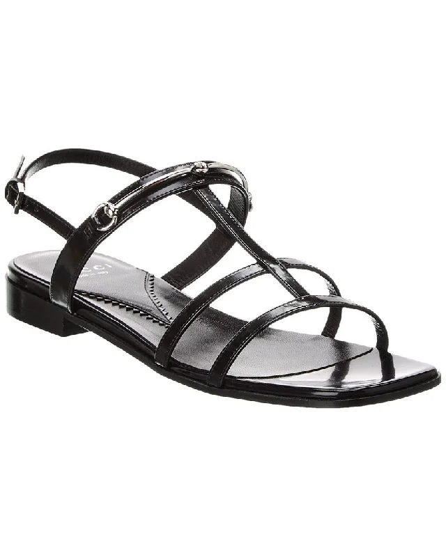 Trendy Styles Gucci Slim Horsebit Leather Sandal